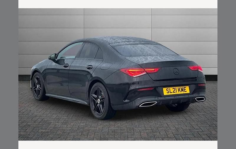 Used Mercedes CLA250 AMG line 224 HP (164 kW) 2021 Cosmos black Sedan