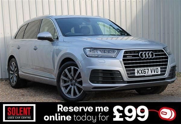 Silver Used 2017 Audi Q7 S-Line SUV | £22,990 (A bit pricey) - Image 1/3