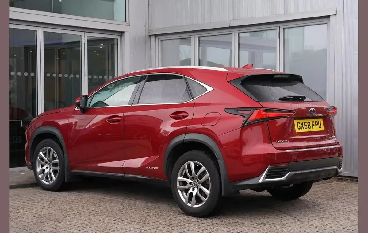 Used Lexus NX300h Luxury Line 194 HP (142 kW) 2019 Red SUV