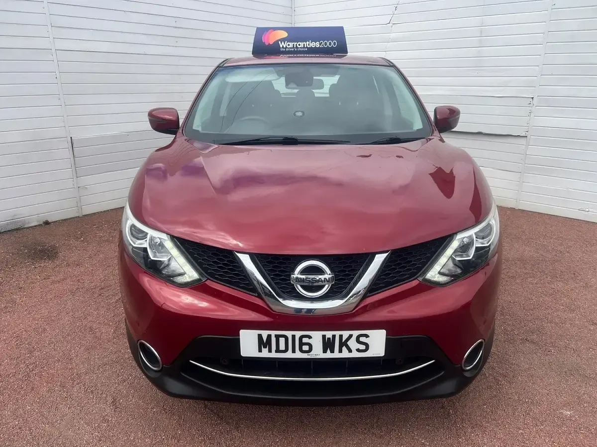 Used Nissan Qashqai Acenta 110 HP (80 kW) 2016 Red SUV