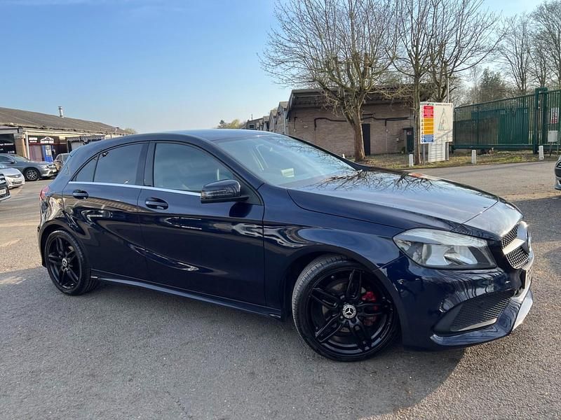 Used Mercedes A180 AMG line 2017 Blue Hatchback