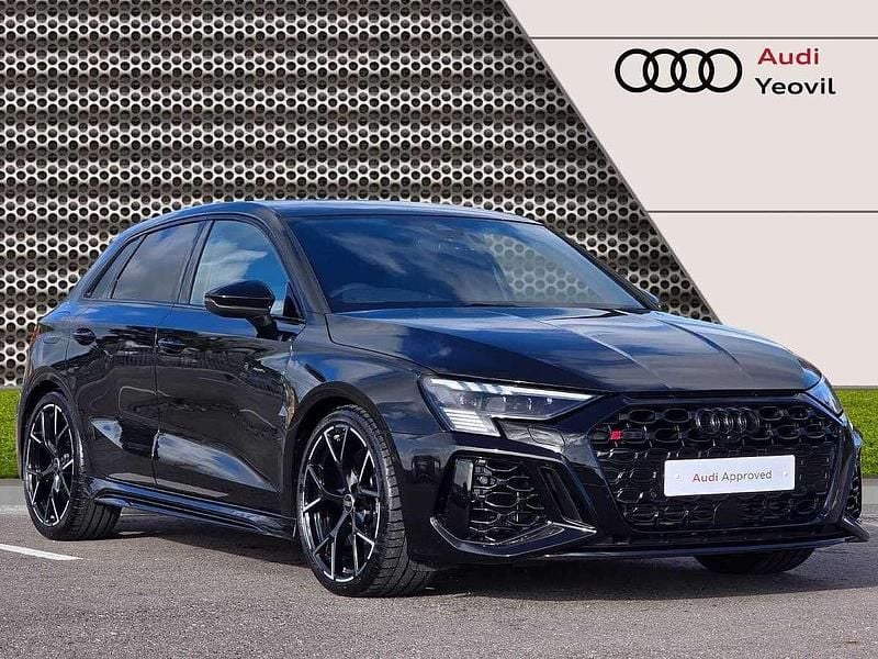 Black Used 2023 Audi RS3 Comfort Sedan | £53,495 (Fair price) - Image 1/4