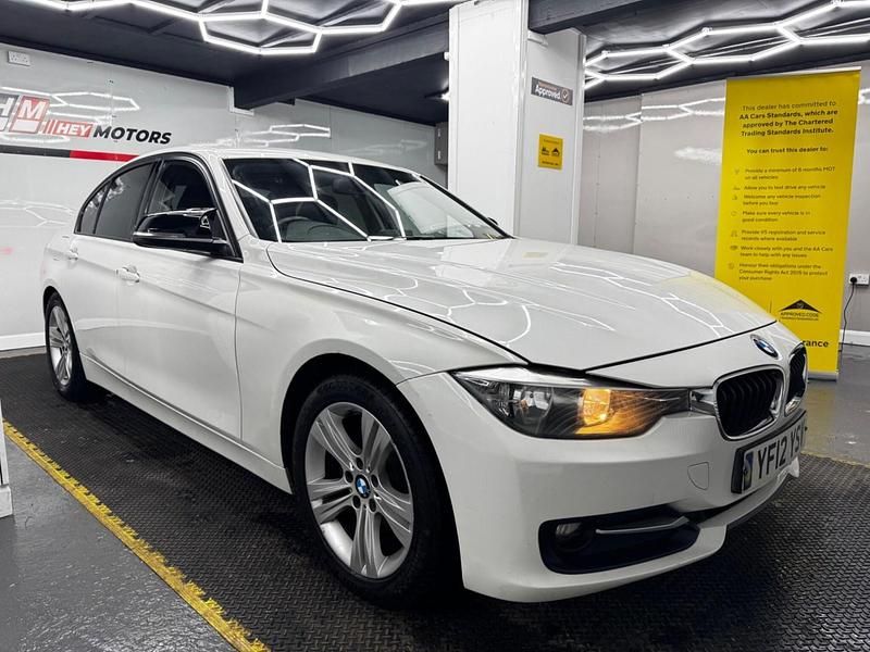 White Used 2012 BMW 320 Sport Line Sedan | £4,680 (Fair price) - Image 1/4