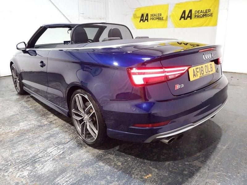 Used Audi S3 Cabriolet Comfort 310 HP (228 kW) 2018 Blue Cabriolet