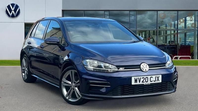 Blue Used 2020 VW Golf VIII R-line | £19,003 (Fair price) - Image 1/4
