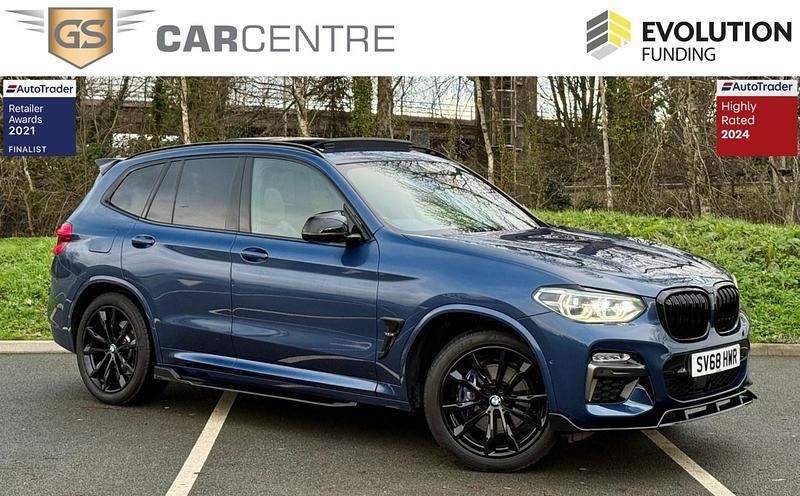 Blue Used 2018 BMW X3 M Sport SUV | £29,900 (Good price) - Image 1/4