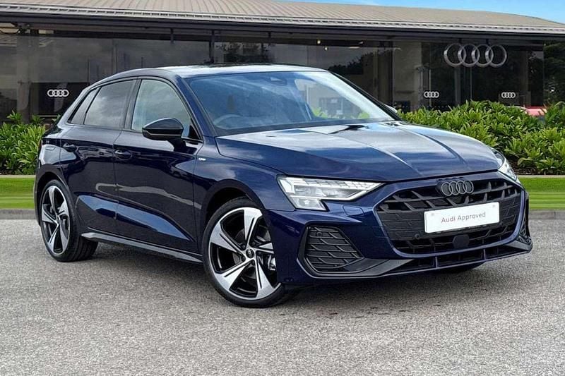 Blue Used 2025 Audi A3 Black Edition Hatchback | £32,290 (Expensive) - Image 1/4