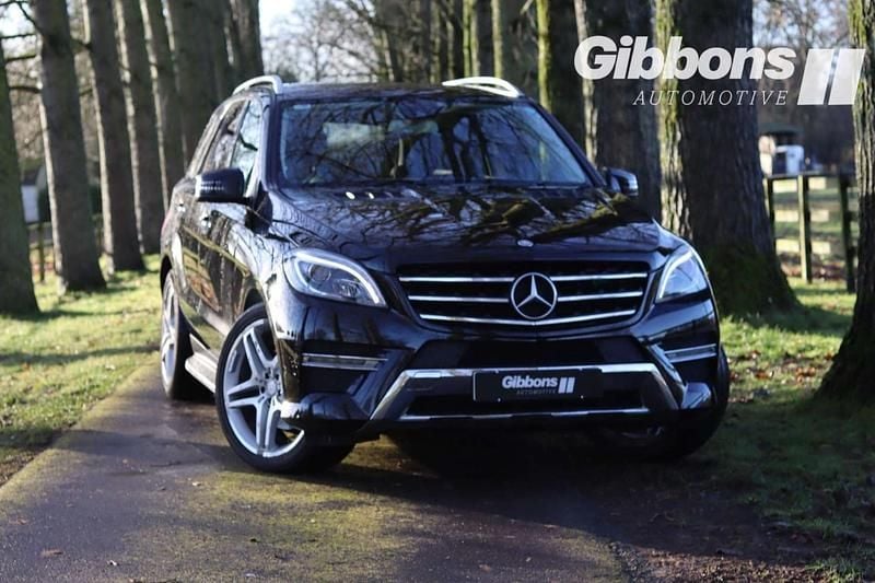 Black Used 2015 Mercedes ML350 AMG line SUV | £13,485 (Fair price) - Image 1/4