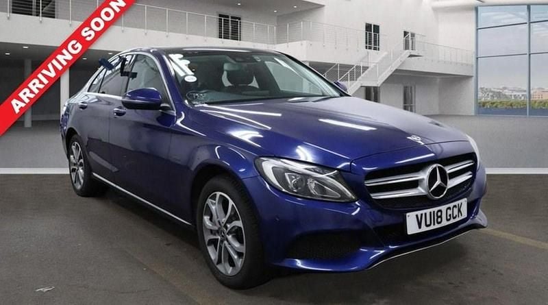 Blue Used 2018 Mercedes C350e Premium Plus Sedan | £14,500 (Fair price) - Image 1/4