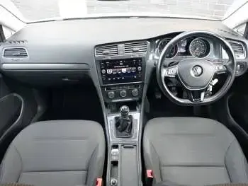 Used VW Golf VII Match 130 HP (95 kW) 2019 Silver Hatchback