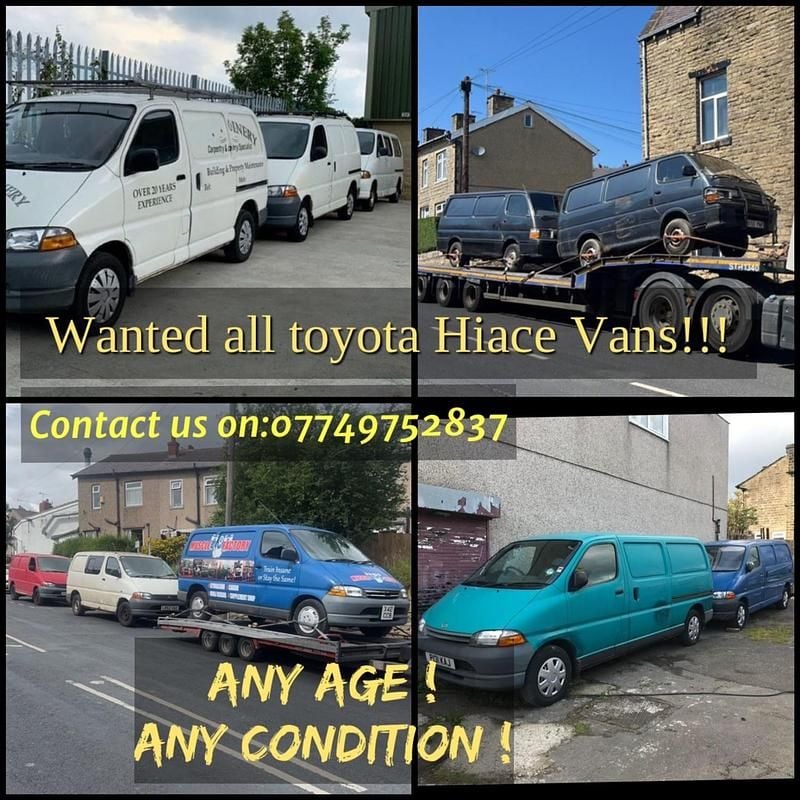 White Used 1999 Toyota HiAce MPV | £999 - Image 1/1