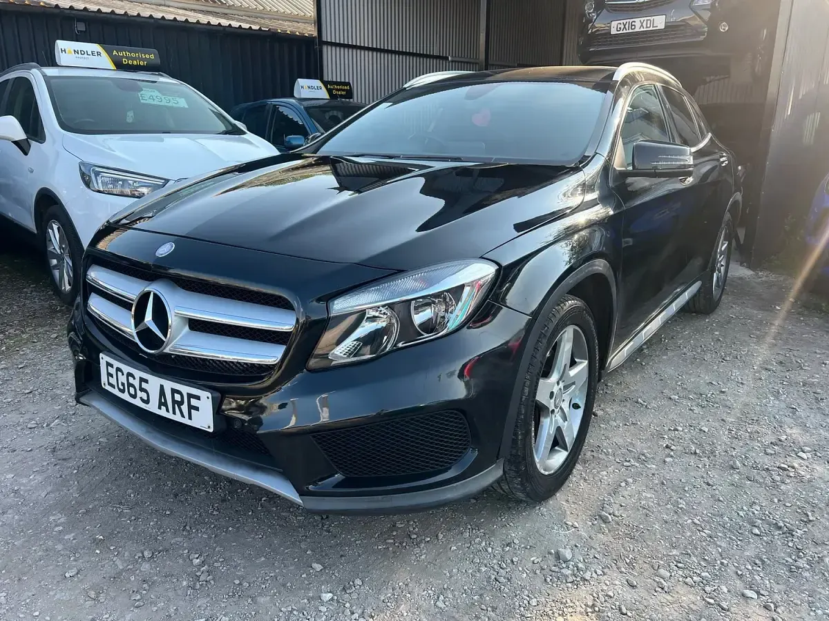 Used Mercedes GLA220 AMG line 177 HP (130 kW) 2015 Black SUV