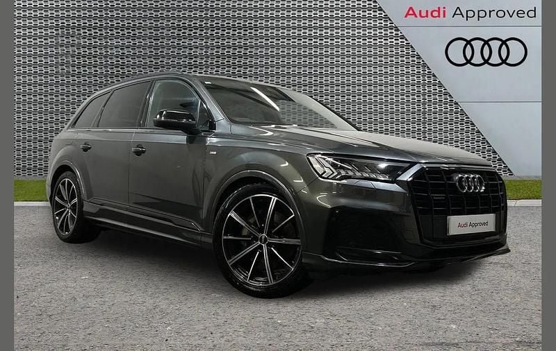 Grey Used 2020 Audi Q7 Black Edition SUV | £39,694 (Expensive) - Image 1/4
