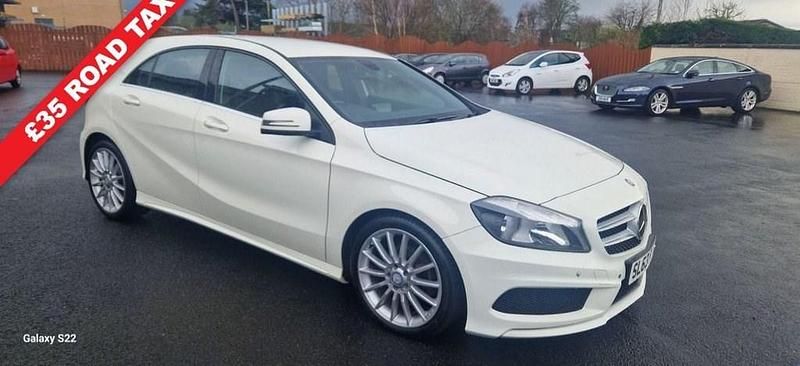 Used Mercedes A180 AMG 109 HP (80 kW) 2013 White Hatchback