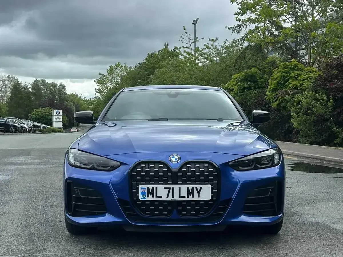 Used BMW M440 M Sport 369 HP (271 kW) 2021 Blue Sedan