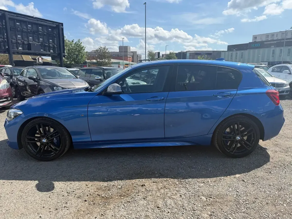 Used BMW M140 M Sport 335 HP (246 kW) 2018 Blue Hatchback