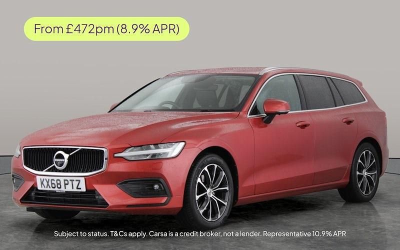 Red Used 2018 Volvo V60 Momentum Estate | £17,029 (Fair price) - Image 1/3