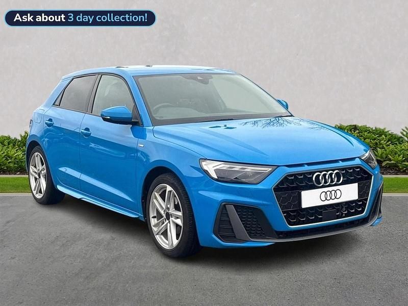 Used Audi A1 Sportback S-Line 150 HP (110 kW) 2020 Blue Hatchback