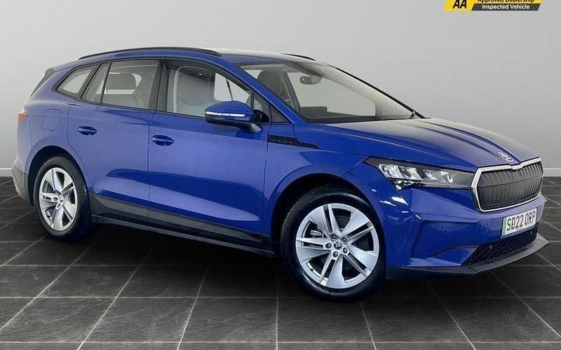 Blue Used 2022 Skoda Enyaq iV ecoSuite SUV | £17,995 (Good price) - Image 1/2