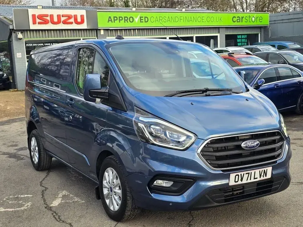 Used Ford Transit Custom Limited 126 HP (92 kW) 2021 Blue Van