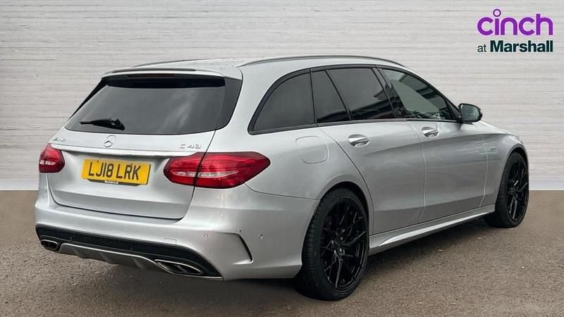 Used Mercedes C43 AMG Premium Plus 367 HP (269 kW) 2018 Silver Estate