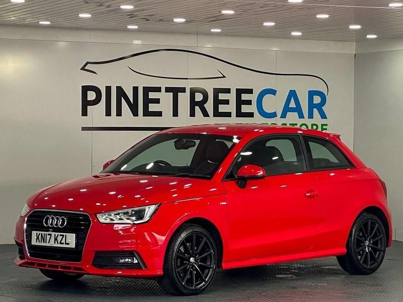 Used Audi A1 S-Line 125 HP (91 kW) 2017 Red Hatchback