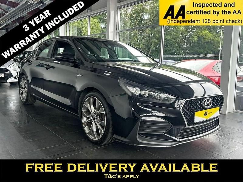 Black Used 2020 Hyundai i30 N Line Hatchback | £12,695 (Fair price) - Image 1/2