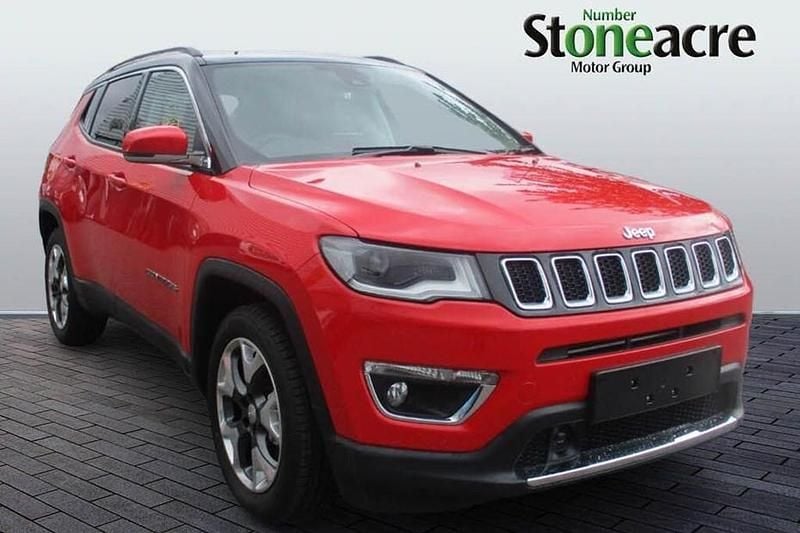 Red/black Used 2021 Jeep Compass Limited SUV | £13,995 (Fair price) - Image 1/1