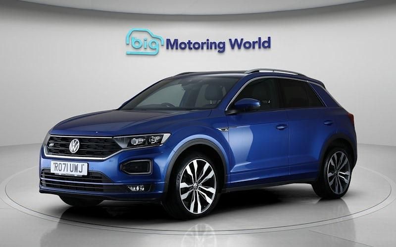 Usado VW T-Roc R-line 150 HP (110 kW) 2021 Azul SUV