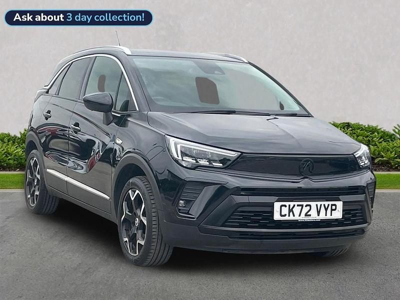 Black Used 2022 Vauxhall Crossland Ultimate SUV | £12,799 (Good price) - Image 1/4