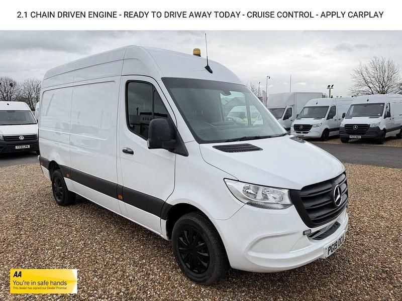 Used Mercedes Sprinter 163 HP (119 kW) 2019 White Van
