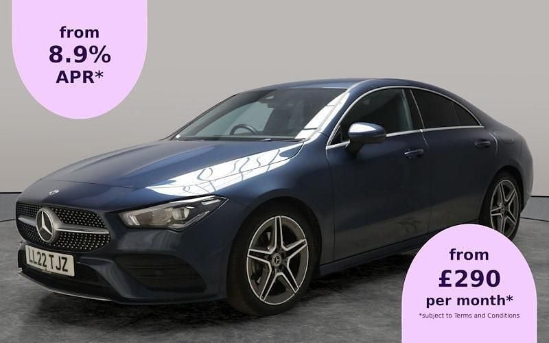 Blue Used 2022 Mercedes CLA180 AMG line Sedan | £22,111 (Good price) - Image 1/2