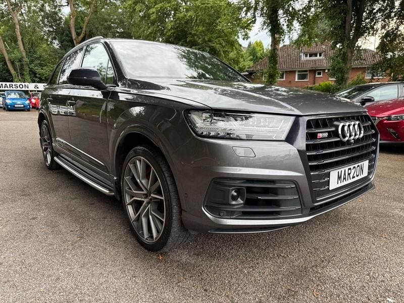 Grey Used 2018 Audi Q7 Advanced SUV | £44,495 (Expensive) - Image 1/4