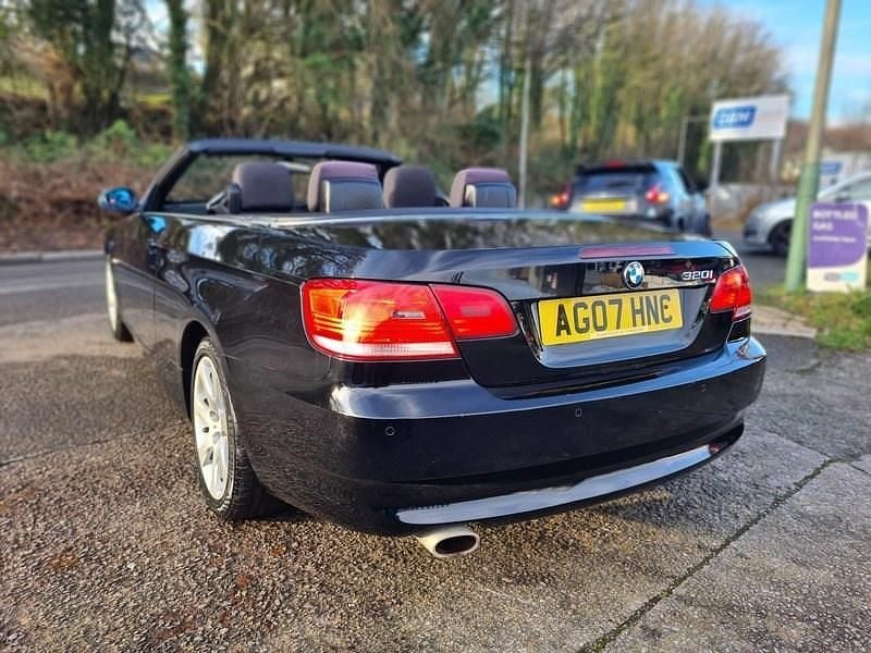 Used BMW 320 Cabriolet 2007 Black Cabriolet