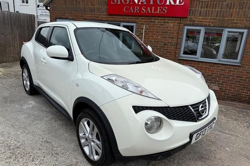 Cloud white Used 2013 Nissan Juke Acenta Premium SUV | £5,595 (Good price) - Image 1/1