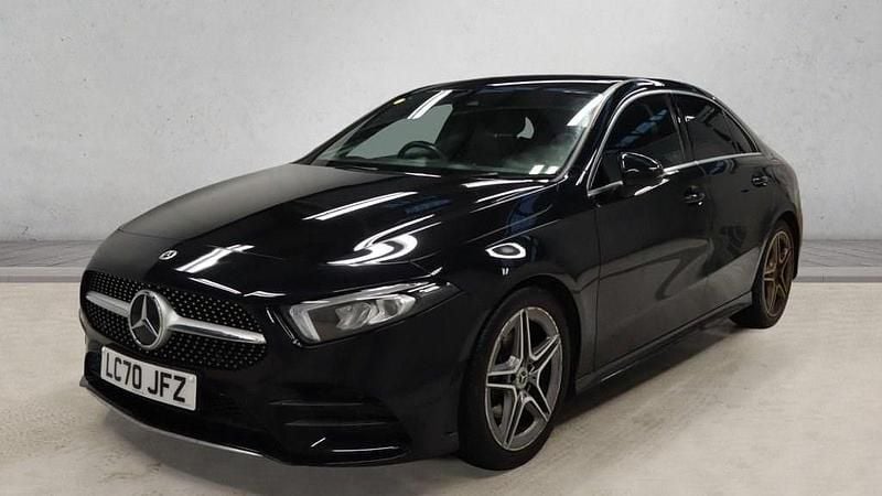 Used Mercedes A200 AMG line 163 HP (119 kW) 2020 Black Sedan