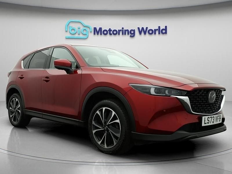Red Used 2023 Mazda CX-5 Exclusive-Line SUV | £17,500 (Good price) - Image 1/4