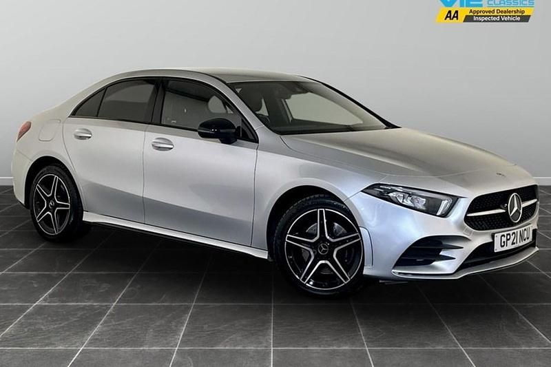 Silver Used 2021 Mercedes A250 AMG line Sedan | £13,195 (Good price) - Image 1/1