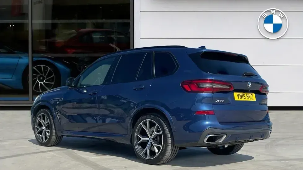 Used BMW X5 M Sport 261 HP (191 kW) 2019 Blue SUV
