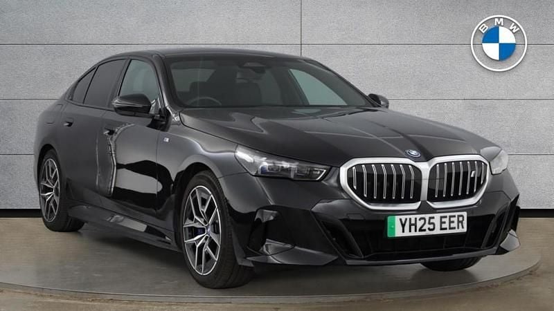 Black Used 2025 BMW i5 M Sport | £48,500 (Expensive) - Image 1/4