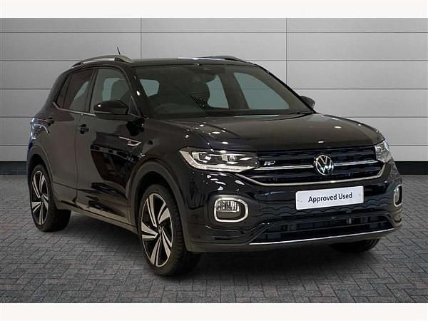 Black Used 2024 VW T-Cross R-line SUV | £23,895 (A bit pricey) - Image 1/4