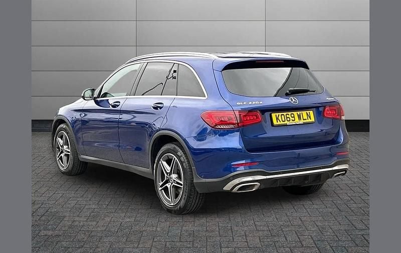Used Mercedes GLC220 AMG line 191 HP (140 kW) 2020 Blue SUV