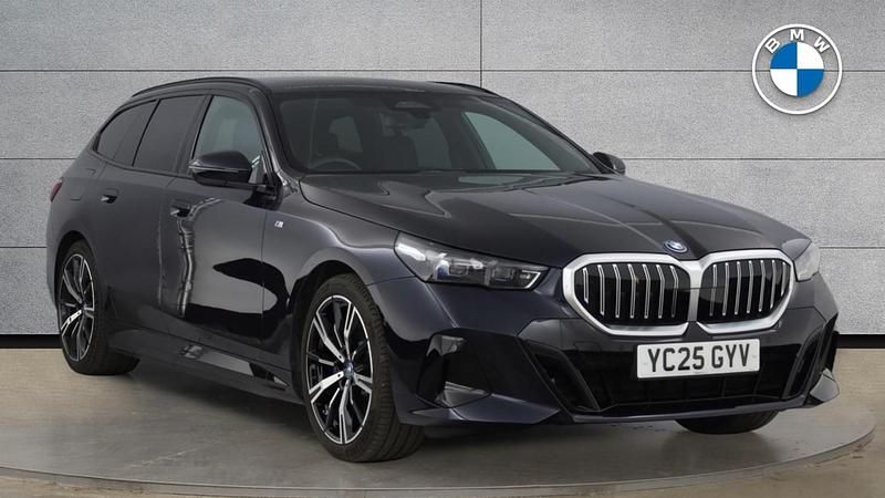 Black Used 2025 BMW 530e M Sport Estate | £43,499 (Super price) - Image 1/4