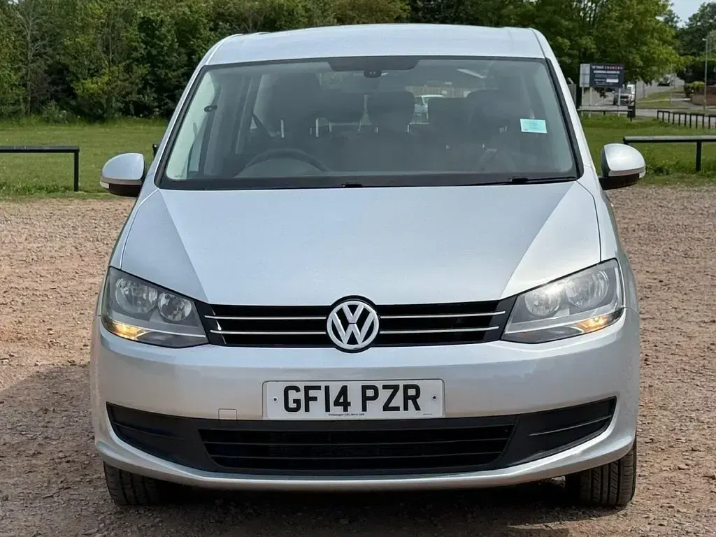 Used VW Sharan S 140 HP (102 kW) 2014 Silver MPV