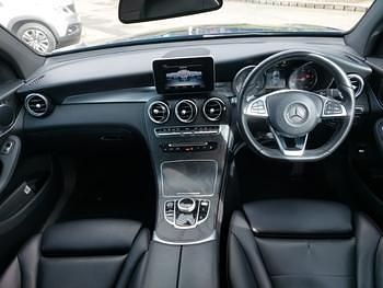 Used Mercedes GLC220 AMG line 170 HP (125 kW) 2018 Blue Coupe