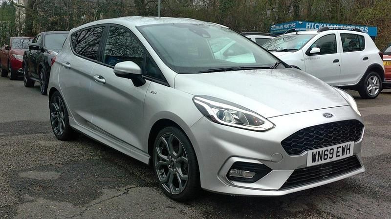 Used Ford Fiesta ST-Line X 100 HP (73 kW) 2019 Silver Hatchback