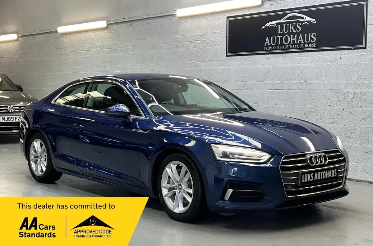 Used Audi A5 Sport 190 HP (139 kW) 2016 Blue Coupe