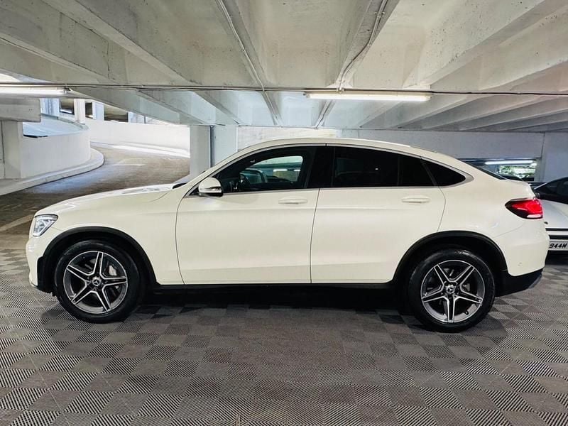 Used Mercedes GLC220 AMG line 2019 White Coupe