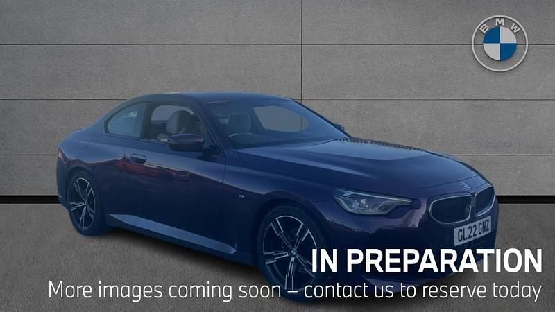 Purple Used 2022 BMW 220 M Sport Coupe | £27,190 (Fair price) - Image 1/4