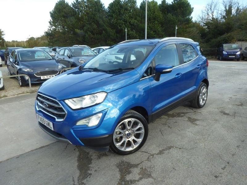 Lightning blue Used 2020 Ford Ecosport Titanium SUV | £11,995 (Fair price) - Image 1/4